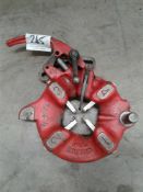 Pipe threader thread attachment