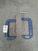 1 Pair of 6 inch g clamps