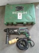 Hitachi rotary hammer drill 110v