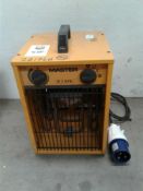Master MCs portable heater 230v 32amp