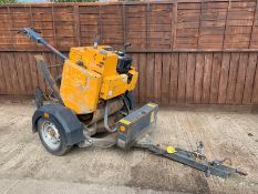 2011 Terex MBR71 Diesel Roller & Trailer
