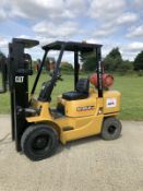 WITHDRAWN LOT Cat Gas Forklift Truck