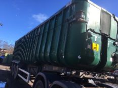 Green Tipper Trailer