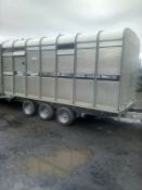 Ifor Williams Tri Axle Livestock Trailer