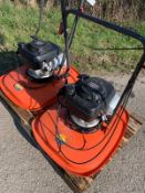 2 X Flymo XL500 Hover Mowers