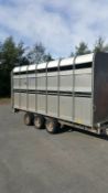 Ifor Williams Tri Axel Livestock Trailer 14x6.6