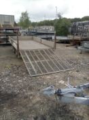 Indespension Drop Side Trailer With Rear Ramp 12x6.6