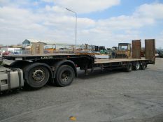 Year 2009 King GTS44/3 Low loader trailer