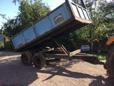 Weeks 7 ton twin axle tipping trailer