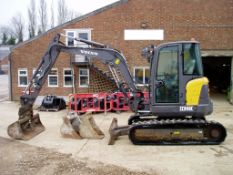 Volvo ECR48C 4850Kgs Reduced Tail Swing Midi Excavator