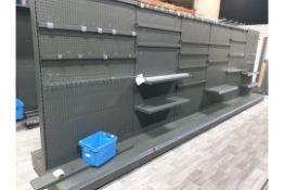 Caem Shop Shelving TN9 / 6 Bay Gondola Shop Racking