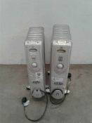 2 x oil filled heaters 240v