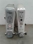2 x oil filled heaters 240 v