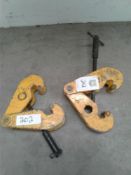 2 x beam clamps