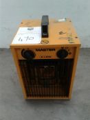 Master portable heater 230v 16 amp