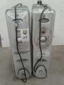 2 x oil filled heaters 240v