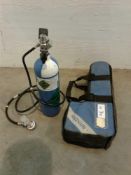 Entonox nitrous oxide and oxygen tank