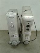 2 x oil filled heaters 240v