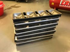 7x Metal Steamers with Lids