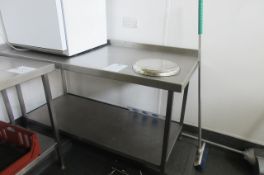 Stainless steel table