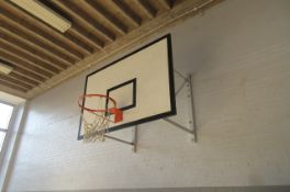 Two Basketball nets wall mounted