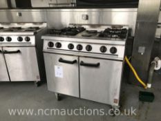 Falcon G2101 Dominator Six Burner Gas Oven with Twin Doors