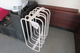 Two wall mountable towel holders