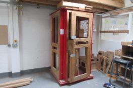 Steel door frame and door hanging rig