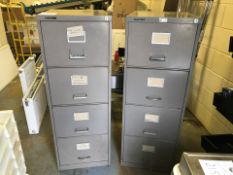 2x Roneo Vickers Filing Cabinet