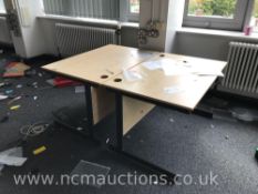 2 x wooden desks