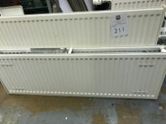 4x White Radiators (Various Sizes)