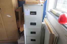 Steel 4 drawer filing cabinets