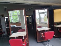 Double Sided Hair and Beauty Stations x2