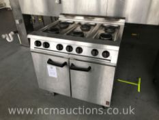 Falcon G2101 Dominator Six Burner Gas Oven with Twin Doors