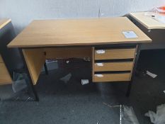 Office Desk with 3 Drawers