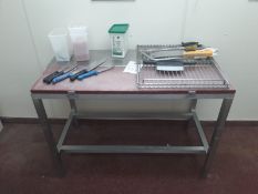 Chopping Board and Stainless Steel Counter