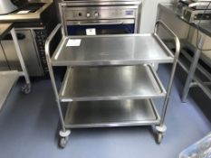Vogue Stainless Steel Trolley