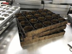 Selection of Circular Metal Grid Cake Tins