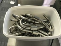 Box of Stainless Steel Meat Hooks