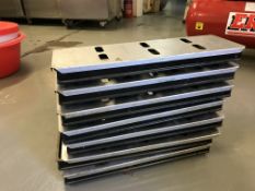 7x Metal Steamers with Lids