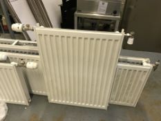 5x White Radiators