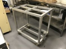 2x Stainless Steel Trolleys