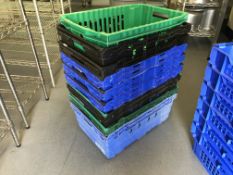 Selection of 9 Plastic Boxes