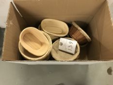 Box of Artisan Bread Proving Baskets