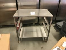 Stainless Steel Trolley with Shelf Below