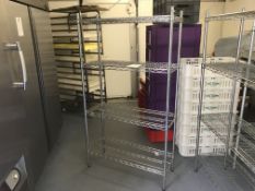 2x Stainless Steel Racking
