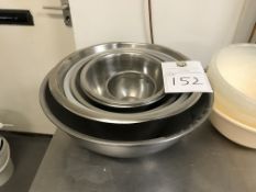 Selection of Metal and Plastic Baking Bowls