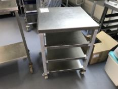 2x Stainless Steel Trolleys