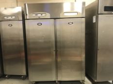 Foster Stainless Steel Double Fridge