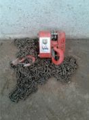 Tiger 1 ton single point chain hoist